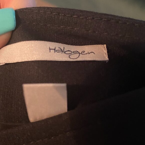 NWOT Halogen Size 4 Black Midi Skirt. - Picture 4 of 8